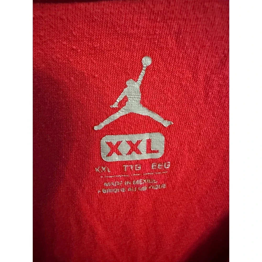 Nike Jordan Red Graphic Logo T-Shirt Extra Extra Large XXL